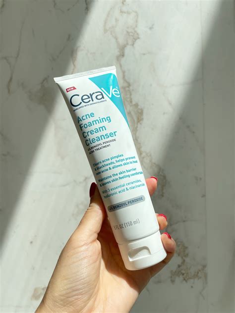 CeraVe Acne Foaming Cream Cleanser Review With Photos | POPSUGAR Beauty