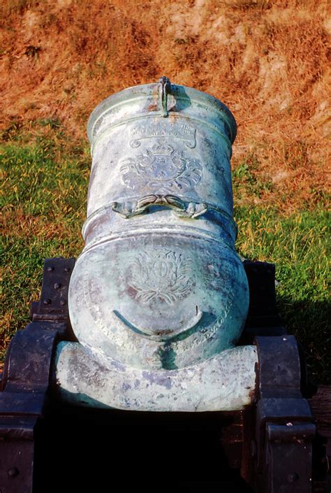 Top view of a Mortar cannon from Yorktown 1781 - PACI100 00725 Photograph by Kevin Russell ...