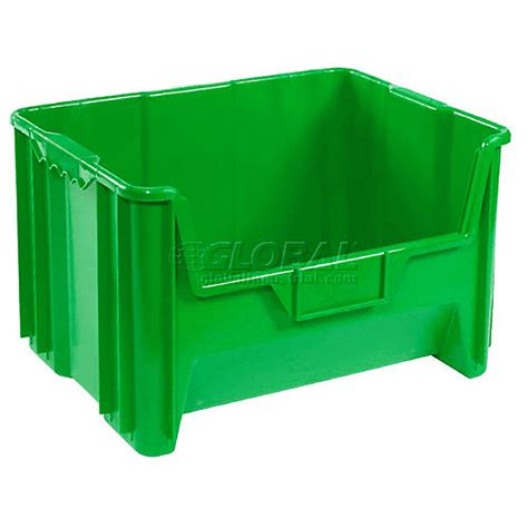 Plastic Hopper Bin, Green, 19-7/8x15-1/4x12-7/16, Lot of 3 - Walmart.com