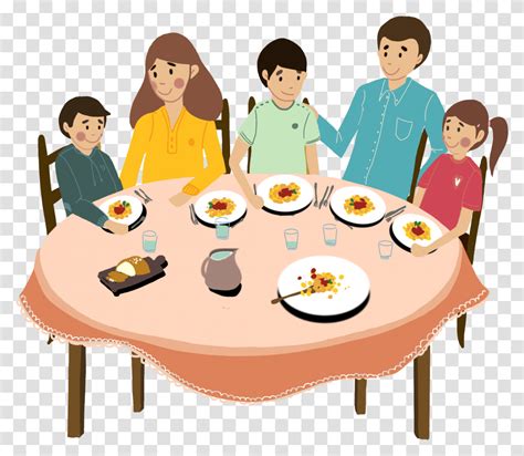 Family Dinner Table Clipart Host Family Clip Art, Person, Human, People, Birthday Cake ...