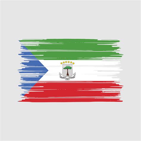 Equatorial Guinea Flag Brush. National Flag 11382963 Vector Art at Vecteezy