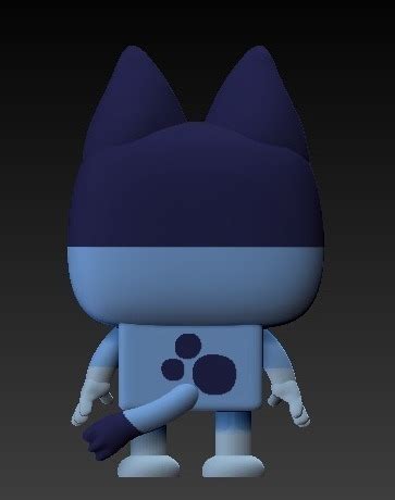 Free STL file FUNKO POP BLUEY 🚸 ・Model to download and 3D print・Cults