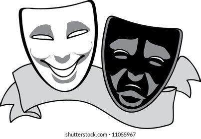 Vector Drama Masks Stock Vector (Royalty Free) 11055967 | Shutterstock