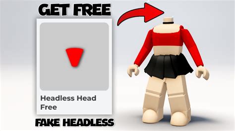 GET THIS NEW FREE FAKE HEADLESS HEAD 🤩🥰 - YouTube