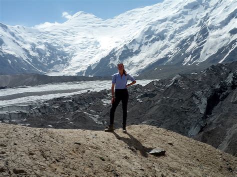 in front of Lenin Peak | Going down to Base Camp, on our fin… | Flickr