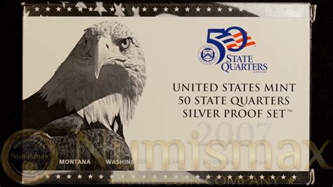 2007 State Quarters Silver Proof Set - Numismax