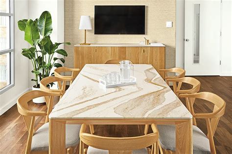 Is Quartz On Your Dining Table The Next Big Thing | Modern dining table, Modern dining room ...