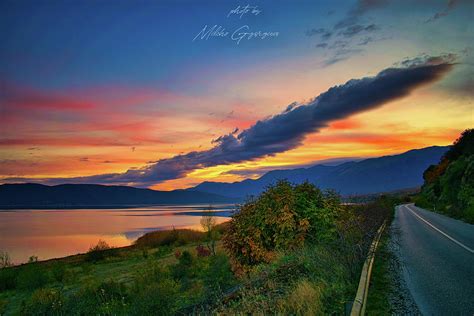 Sunset Lake Prespa Photograph by Milco Gjorgievski - Pixels