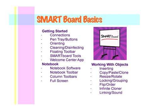 SMART TECHNOLOGIES SMART BOARD BASICS MANUAL Pdf Download | ManualsLib