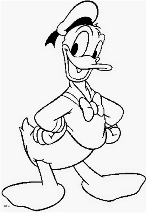 Donald duck coloring pages to download and print for free