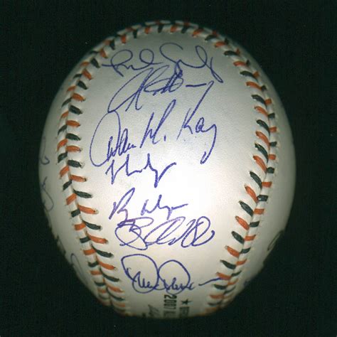 National League All-stars - Autographed Signed Baseball with co-signers ...