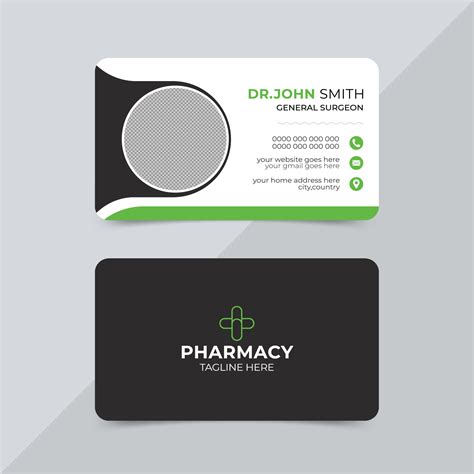 Modern medical healthcare doctor business card template design 12671402 Vector Art at Vecteezy