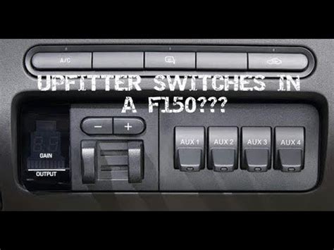 F150 FACTORY UPFITTER SWITCHES? HERES HOW! - YouTube