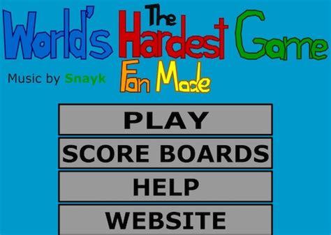 World's Hardest Game 4 (Fan Made) - Unblocked Games