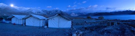 Pangong Lake Panorama..... Moonlight Camping | Pangong Tso i… | Flickr