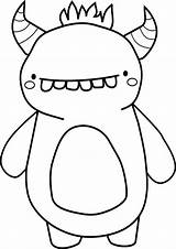 Free & Easy To Print Monster Coloring Pages  Tulamama sketch template