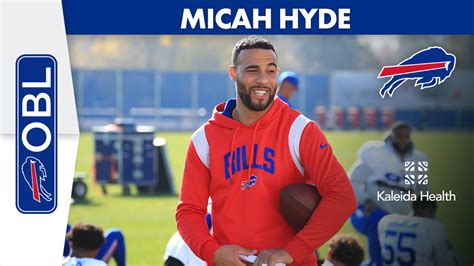 Micah Hyde: "I'm Enjoying My New Role"