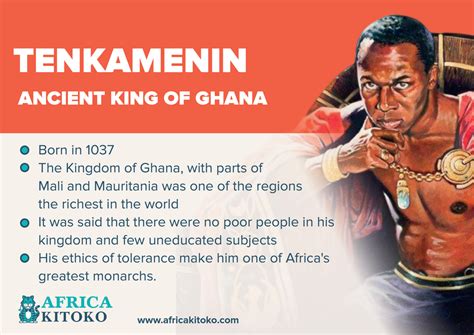 King Tenkamenin, ancient king of Ghana – AFRICA KITOKO