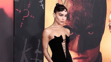 Zoë Kravitz wore the most ‘purr’-fect gown at the world premiere of The Batman | Fashion News ...