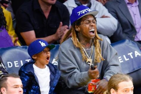 Lil Wayne and Son Cameron Carter | Ecelebritymirror