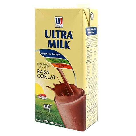 Ultra Susu Cair Uht Steril Chocolate Tpk 1000Ml | KlikIndomaret