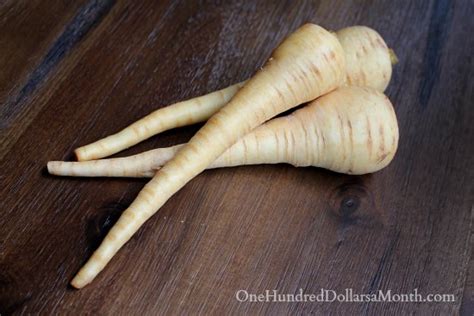 Honey Glazed Parsnips - One Hundred Dollars a Month