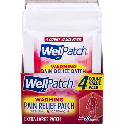 Well Patch Capsaicin Pain Relief Patches, 48 Ct - Walmart.com - Walmart.com