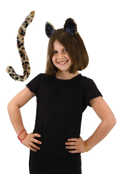 Cheetah Ears and Tail Costume Kit | Wild Cat Costume Accessories