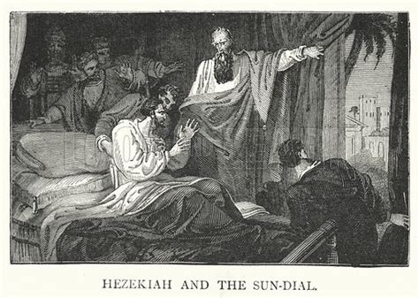 Hezekiah and the sun-dial stock image | Look and Learn