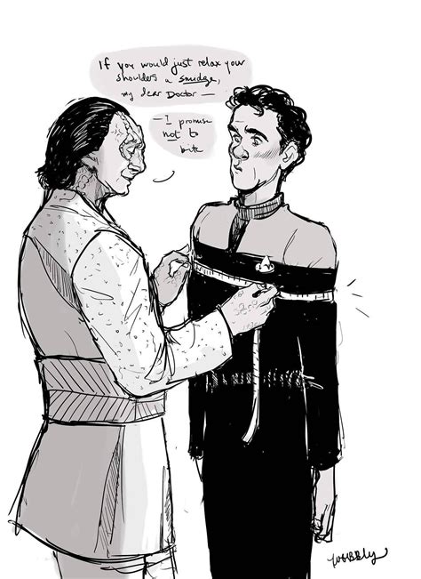 Star Trek DS9 - Julian Bashir x Elim Garak - Garashir | Star trek ds9, Star trek, Trek