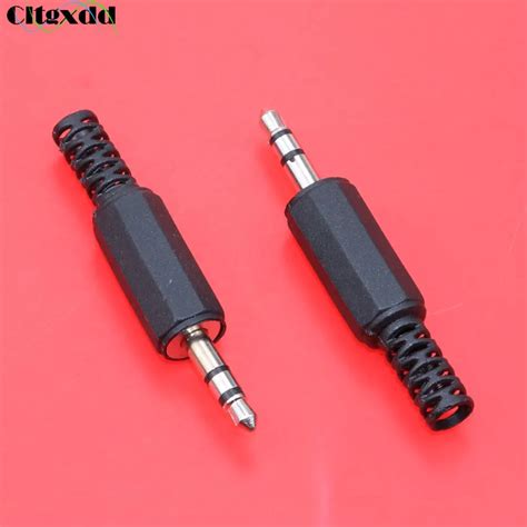 cltgxddd 1pcs 3.5mm jack plug 3.5 stereo plug Audio Jack Plug Headphone male Connector with ...