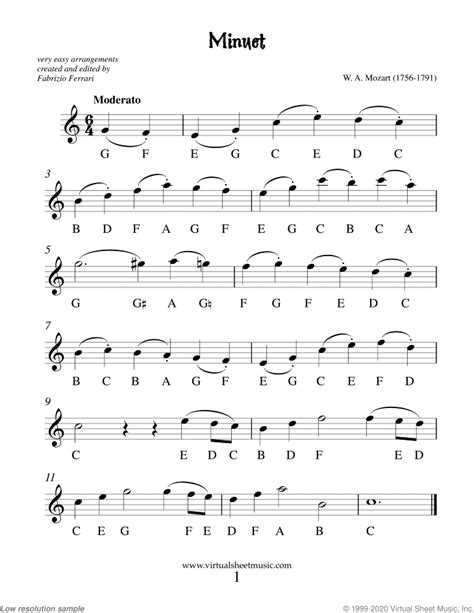 Very Easy Collection, part II sheet music for flute solo (PDF)