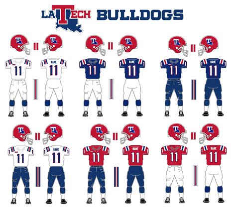 Image - WAC-Uniform-Louisiana Tech.png - American Football Wiki