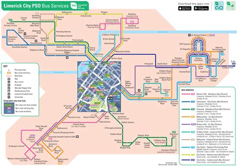 Limerick City Bus Network Maps | Transport for Ireland