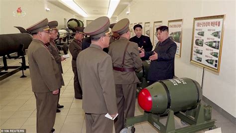 Kim Jong-Un calls for 'exponential' growth of his nuclear arsenal | Daily Mail Online