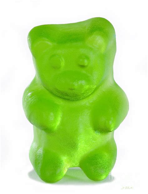 Green Gummy Bear Photograph by Iris Richardson