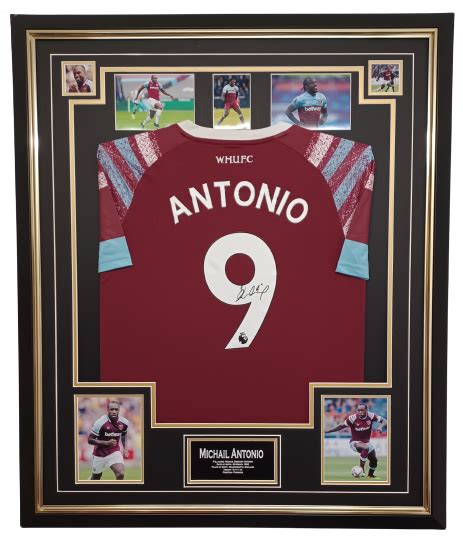 Michail Antonio of West Ham Signed Shirt | Signed Memorabila Shop ...