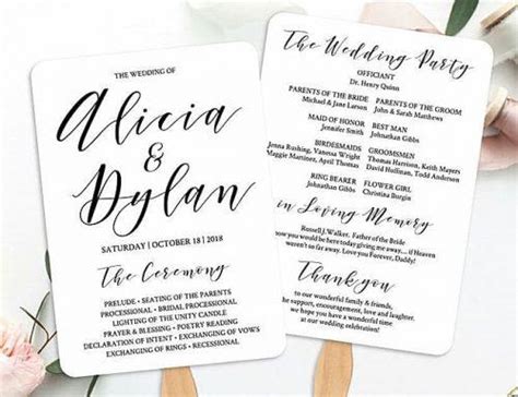 7 Main Wedding Program Wording Rules For Your Perfect Ceremony