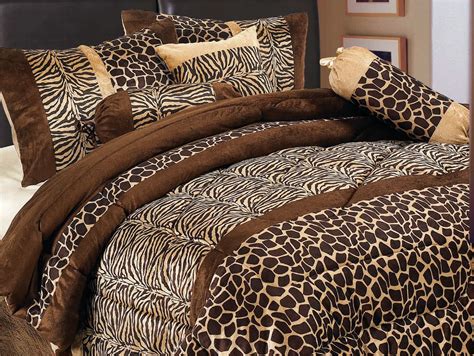 Safari 7 pc Queen Comforter Set | Animal print bedding, Comforter sets, Comforters