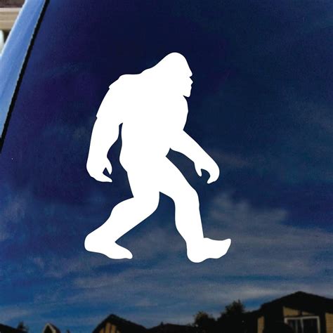 Sasquatch Sticker Custom Bigfoot Vinyl Decal Spirit Animal Design Cooler or Car Windows Pick ...