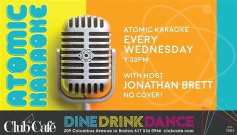 Atomic Karaoke in Boston at Club Cafe