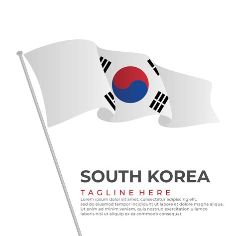 Template vector South Korea flag modern design 21625840 Vector Art at Vecteezy