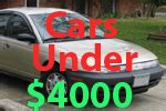 Used Cars Under 4000 Dollars for Sale – Buy Cheap Car Less Than $4000