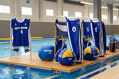 Premium AI Image | Water Polo Equipment Showcase