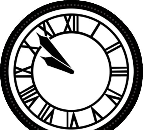 Back To The Future Clock Tower Black Clipart - Full Size Clipart (#1427918) - PinClipart