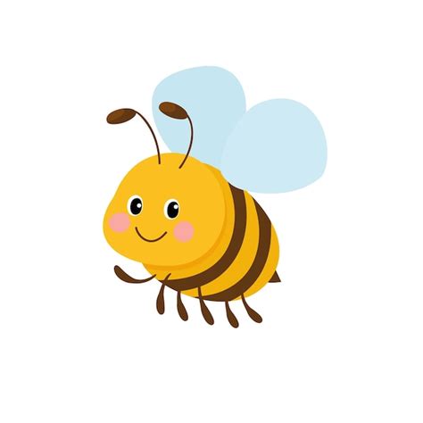 Premium Vector | Vector illustration of cute bee