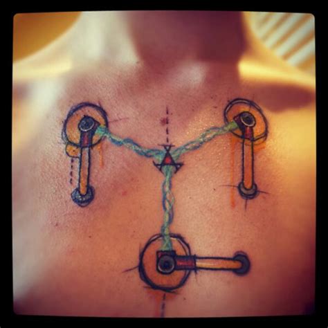 BACK TO THE FUTURE Flux Capacitor and Doc Brown Tattoo — GeekTyrant