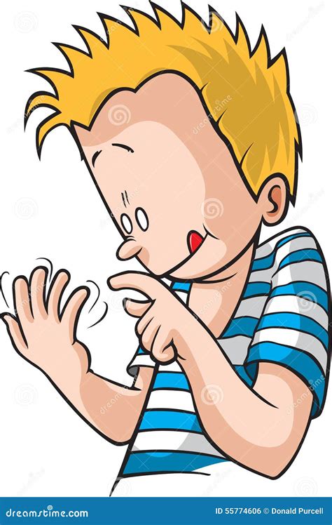 Counting Fingers stock vector. Image of cartoon, elementary - 55774606