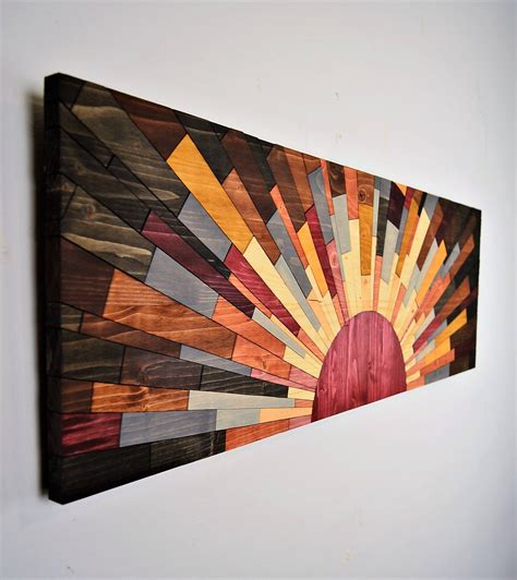 Wood wall art EDGE of THE DAY wooden wall art