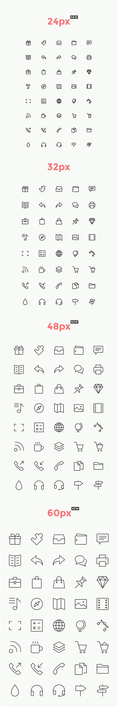 Simple Line Icons Set Vol.3 | GraphicBurger